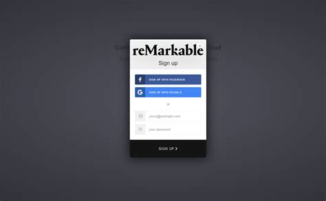 log into remarkable account